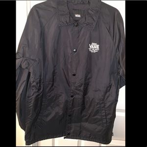 Black Vans Windbreaker